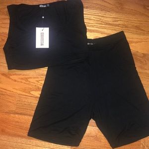 Biker short set